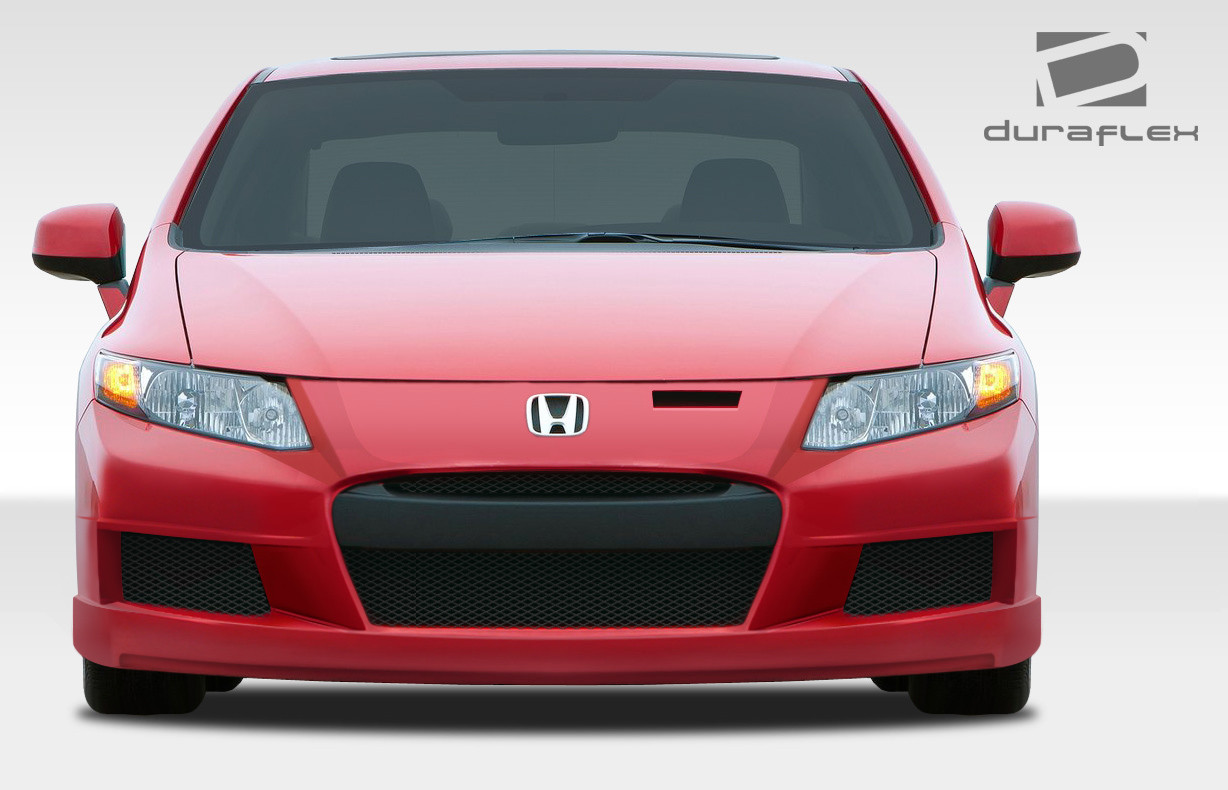 2012-2013 Honda Civic 2DR Duraflex Bisimoto Edition Front Bumper Cover - 1 Piece / Vehicle Year Make Model Trim - 2012-2013-Honda Civic 2DR / Product Type - Front Bumper / Style Name -Bisimoto / Kit Material - FRP (Fiberglass Reinforced Plastics) / Notes -