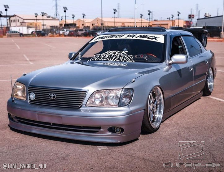 1998-2000 Lexus LS Series LS400 Duraflex VIP Design Front Bumper Cover - 1 Piece / Vehicle Year Make Model Trim - 1998-2000-Lexus LS - Lexus ALL / Product Type - Front Bumper / Style Name -VIP / Kit Material - FRP (Fiberglass Reinforced Plastics) / Notes -