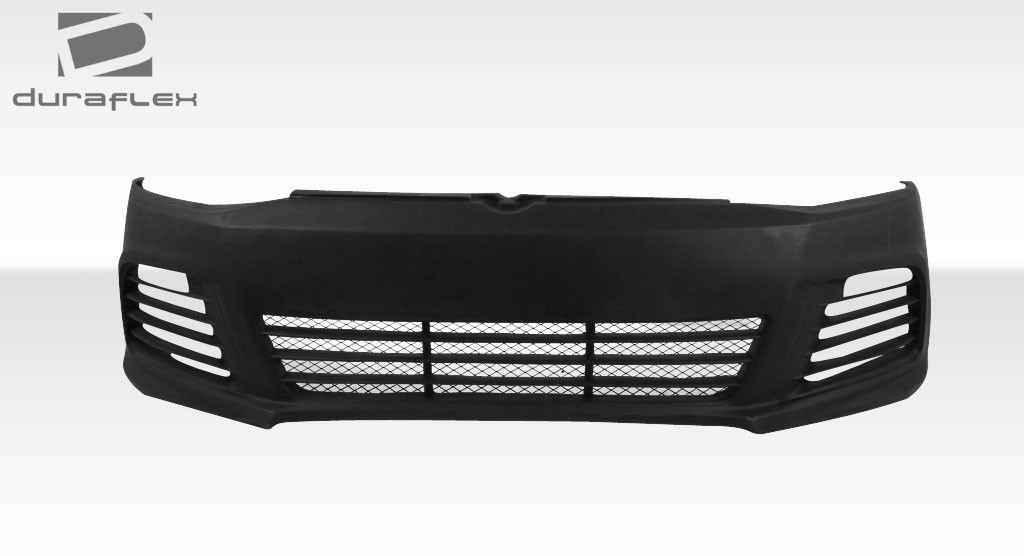 2011-2014 Volkswagen Jetta Duraflex R Look Front Bumper Cover - 1 Piece / Vehicle Year Make Model Trim - 2011-2014-Volkswagen Jetta ALL / Product Type - Front Bumper / Style Name -R Look / Kit Material - FRP (Fiberglass Reinforced Plastics) / Notes -