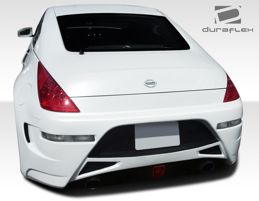 2003-2008 Nissan 350Z Z33 Duraflex AM-S GT Rear Bumper Cover - 1 Piece / Vehicle Year Make Model Trim - 2003-2008-Nissan 350Z ALL / Product Type - Rear Bumper / Style Name -AM-S GT / Kit Material - FRP (Fiberglass Reinforced Plastics) / Notes -