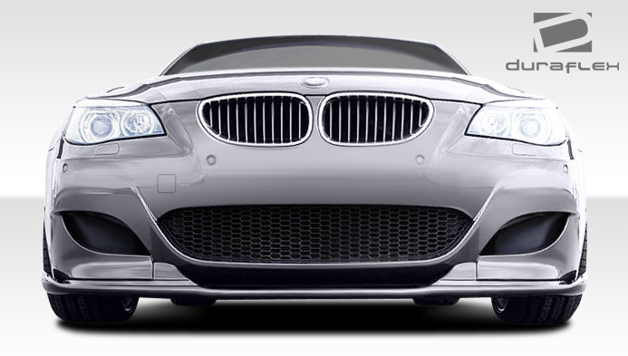 2006-2010 BMW M5 E60 Duraflex HM-S Front Lip Under Spoiler Air Dam - 1 Piece / Vehicle Year Make Model Trim - 2006-2010-BMW M5 ALL / Product Type - Front Lip/Add On / Style Name -HM-S / Kit Material - FRP (Fiberglass Reinforced Plastics) / Notes -