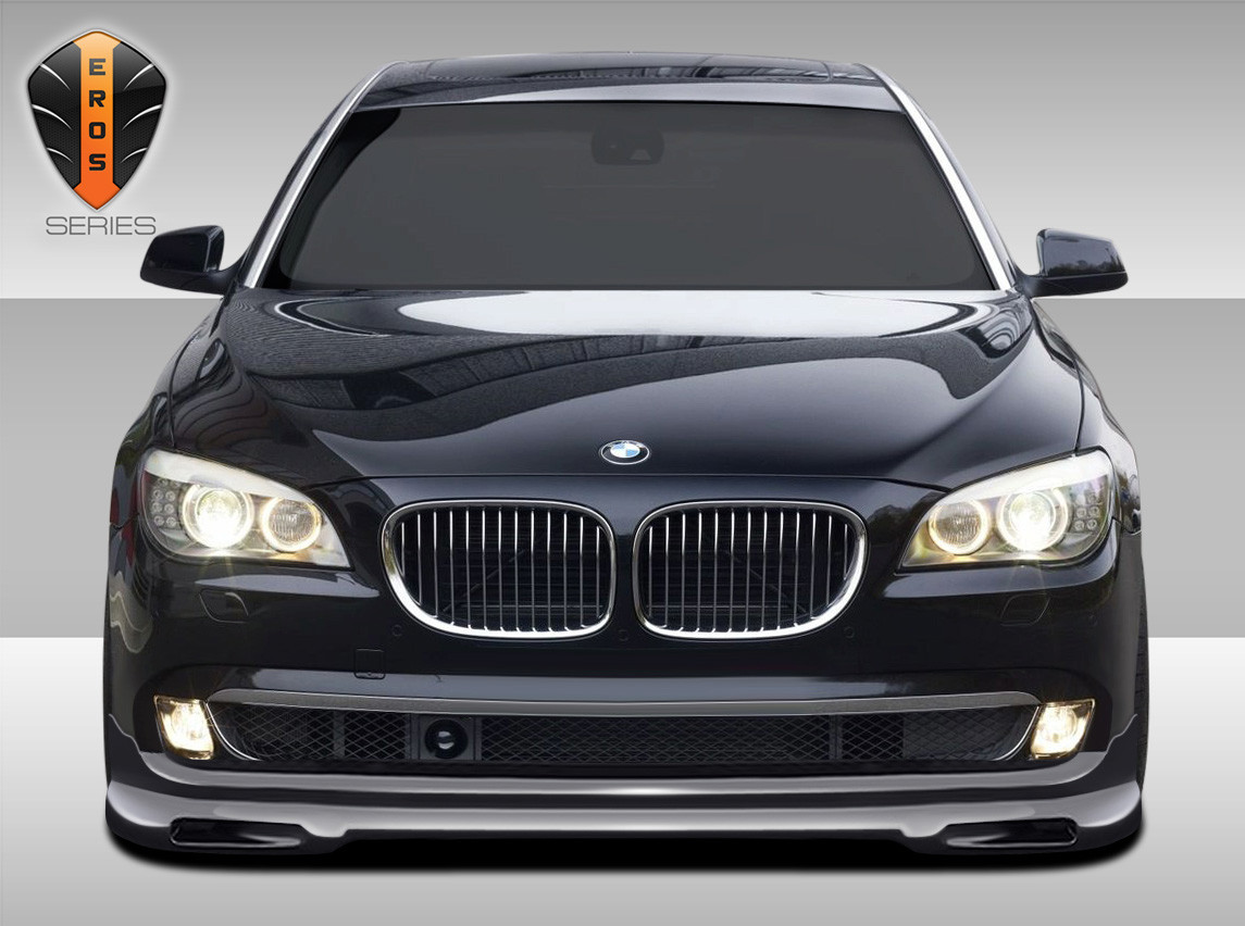 2009-2012 BMW 7 Series F01 F02 Eros Version 1 Front Lip Under Spoiler Air Dam - 1 Piece / Vehicle Year Make Model Trim - 2009-2012-BMW 7 Series ALL / Product Type - Front Lip/Add On / Style Name -Eros Version 1 / Kit Material - FRP (Fiberglass Reinforced Plastics) / Notes -