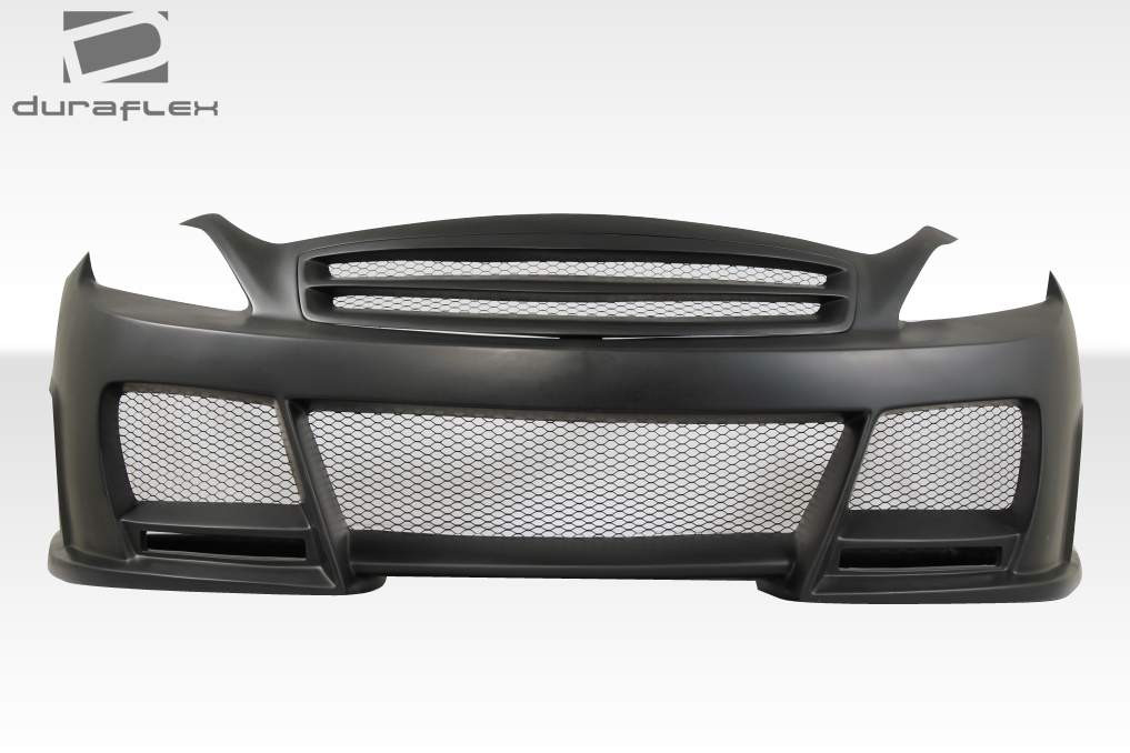 2008-2015 Infiniti G Coupe G37 Q60 Duraflex Elite Front Bumper Cover - 1 Piece / Vehicle Year Make Model Trim - 2008-2015-Infiniti G Coupe 2DR / Product Type - Front Bumper / Style Name -Elite / Kit Material - FRP (Fiberglass Reinforced Plastics) / Notes -