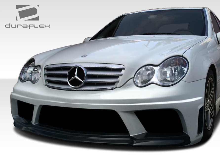 2001-2007 Mercedes C Class W203 Duraflex AMG V2 Look Front Bumper Cover - 1 Piece / Vehicle Year Make Model Trim - 2001-2007-Mercedes C Class ALL / Product Type - Front Bumper / Style Name -V2 Look / Kit Material - FRP (Fiberglass Reinforced Plastics) / Notes -