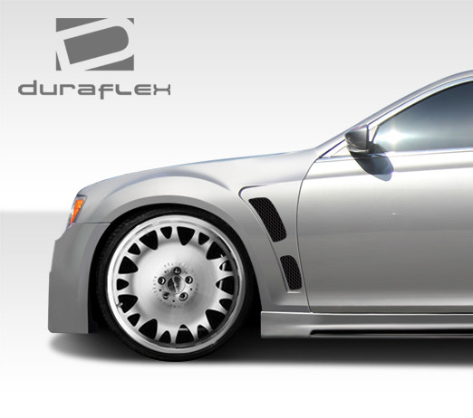2011-2023 Chrysler 300 300c Duraflex Brizio Front Fenders - 2 Piece / Vehicle Year Make Model Trim - 2011-2023-Chrysler 300 ALL / Product Type - Fender / Style Name -Brizio / Kit Material - FRP (Fiberglass Reinforced Plastics) / Notes -