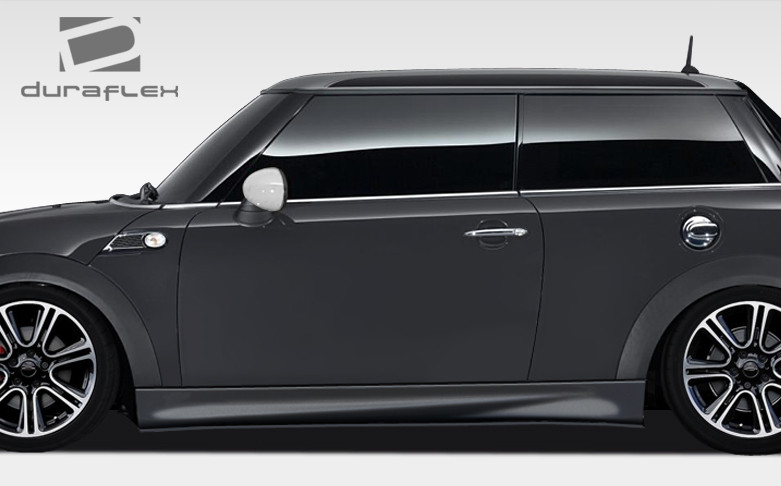 2007-2013 Mini Cooper Hatchback R56 2009-2015 Cooper convertible R57 2012-2015 Cooper Coupe / Roadster R58 R59 Duraflex DL-R Side Skirt Splitters - 2 Piece / Vehicle Year Make Model Trim - 2007-2015-MINI Cooper ALL / Product Type - Sideskirts / Style Name -DL-R / Kit Material - FRP (Fiberglass Reinforced Plastics) / Notes - note: must be used with DL-R side skirts (part # 108447) All Overstock products are sold on a first come, first serve basis. Overstock products are sold as is, and all sales are final. Overstock products may not be returned or exchanged.