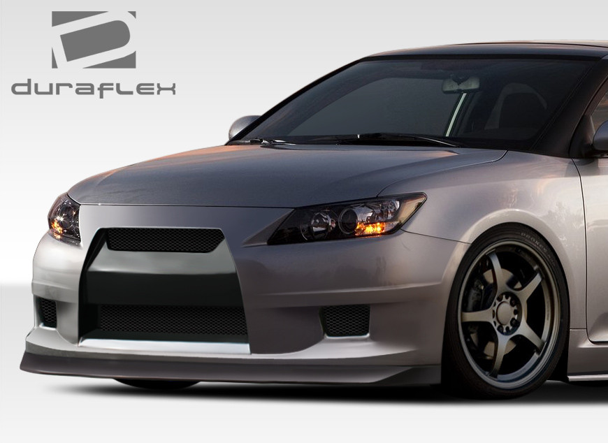 2011-2013 Scion tC Duraflex GT-R Front Bumper Cover - 1 Piece / Vehicle Year Make Model Trim - 2011-2013-Scion TC ALL / Product Type - Front Bumper / Style Name -GT-R / Kit Material - FRP (Fiberglass Reinforced Plastics) / Notes -
