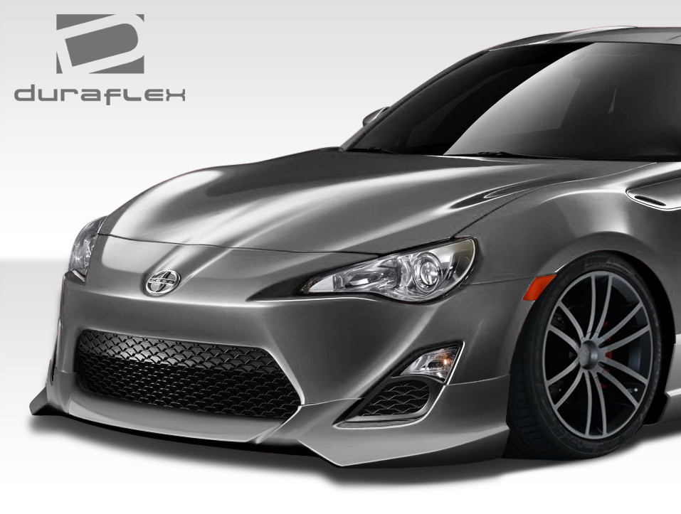 2013-2016 Scion FR-S Duraflex X-5 Front Lip Under Spoiler Air Dam - 1 Piece / Vehicle Year Make Model Trim - 2013-2016-Scion FRS ALL / Product Type - Front Lip/Add On / Style Name -X-5 / Kit Material - FRP (Fiberglass Reinforced Plastics) / Notes -