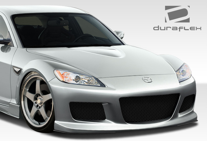 2009-2011 Mazda RX-8 Duraflex M-1 Speed Front Bumper Cover - 1 Piece / Vehicle Year Make Model Trim - 2009-2011-Mazda RX8 ALL / Product Type - Front Bumper / Style Name -M-1 Speed / Kit Material - FRP (Fiberglass Reinforced Plastics) / Notes -