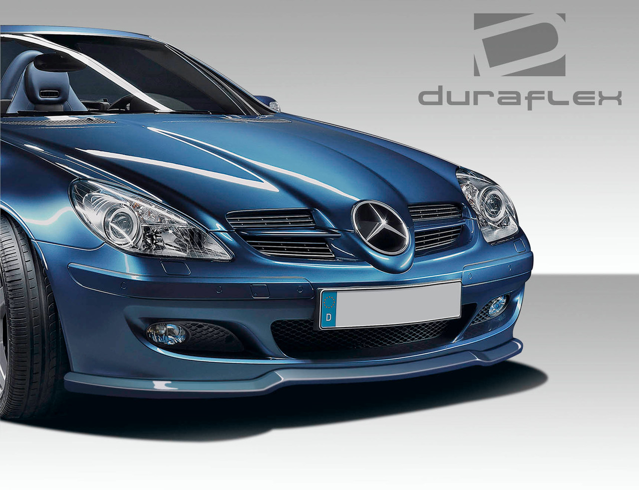 2005-2008 Mercedes SLK R171 Duraflex L-Sport Front Lip Under Spoiler Air Dam - 1 Piece / Vehicle Year Make Model Trim - 2005-2008-Mercedes SLK ALL / Product Type - Front Lip/Add On / Style Name -L-Sport / Kit Material - FRP (Fiberglass Reinforced Plastics) / Notes -
