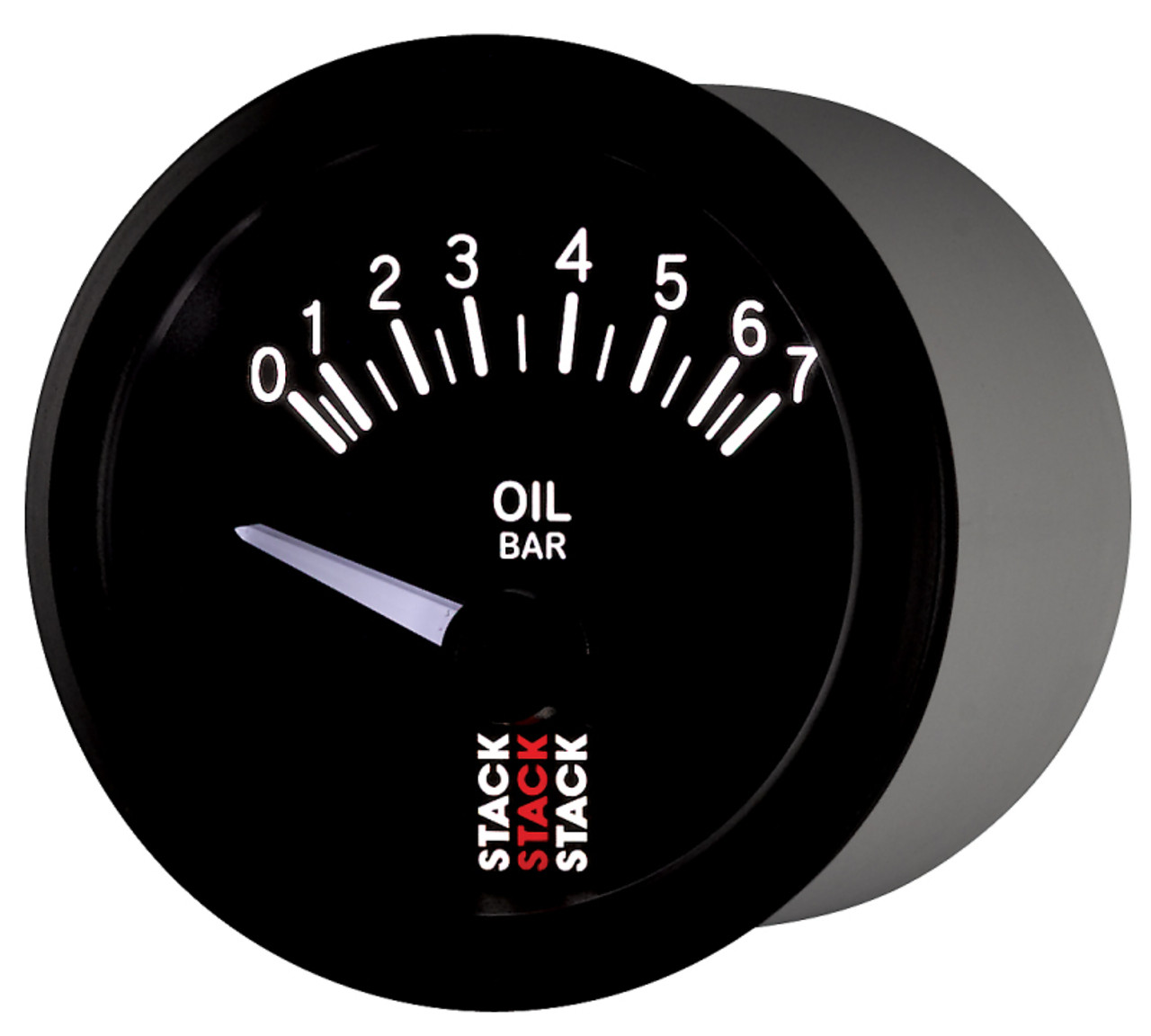 Autometer Stack 52mm 0-7 Bar M10 (M) Electric Oil Pressure Gauge - Black - ST3201