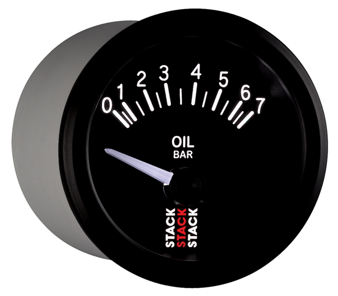 Autometer Stack 52mm 0-7 Bar M10 (M) Electric Oil Pressure Gauge - Black - ST3201