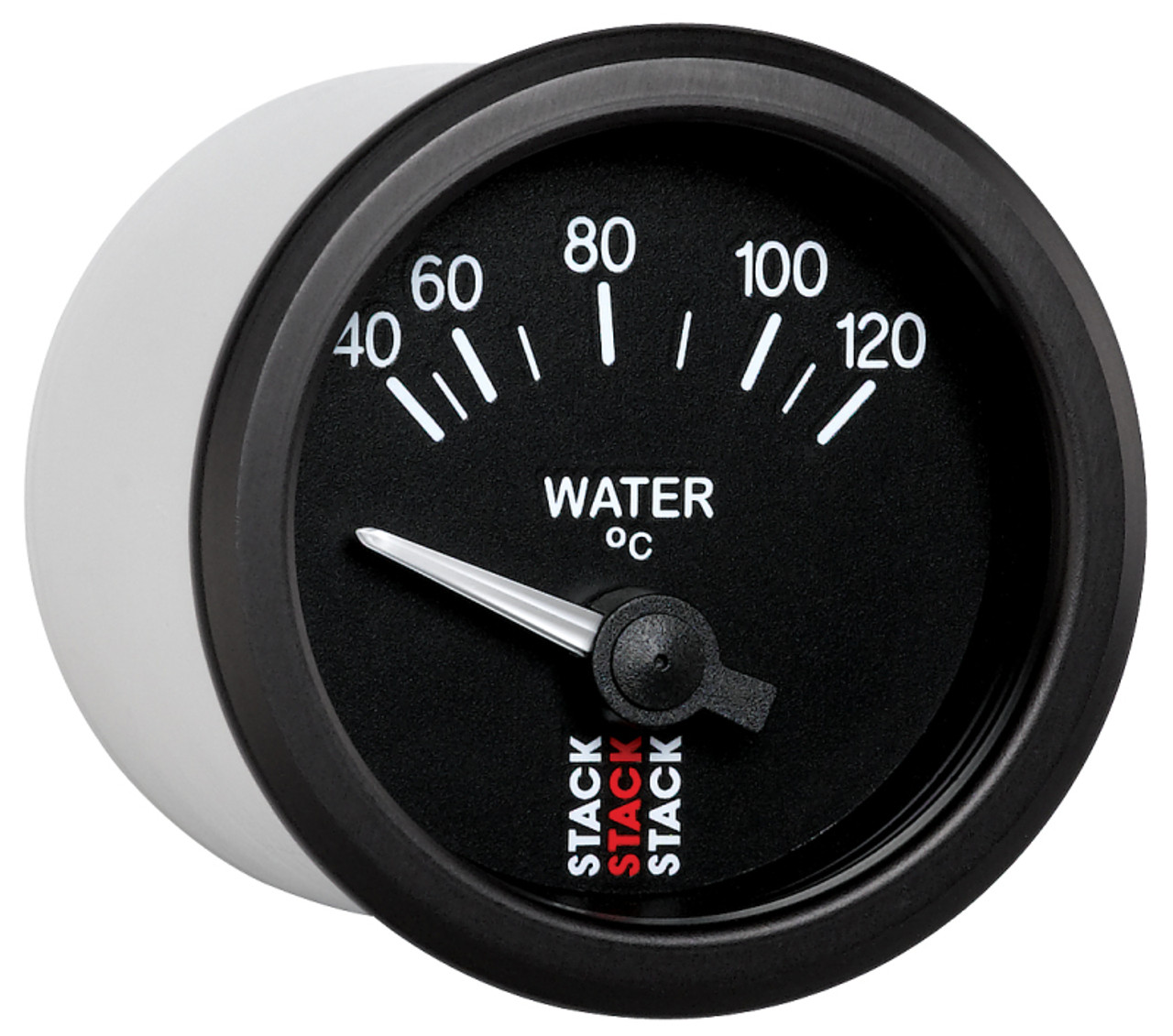 Autometer 52mm Stack Instruments 40-120 Degree C Electric Water Temperature Gauge - Black - ST3207
