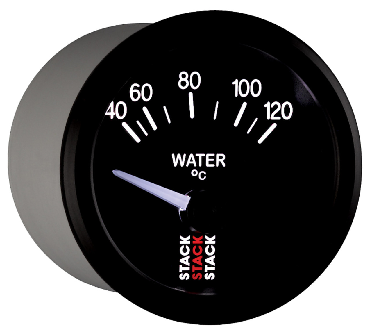 Autometer 52mm Stack Instruments 40-120 Degree C Electric Water Temperature Gauge - Black - ST3207