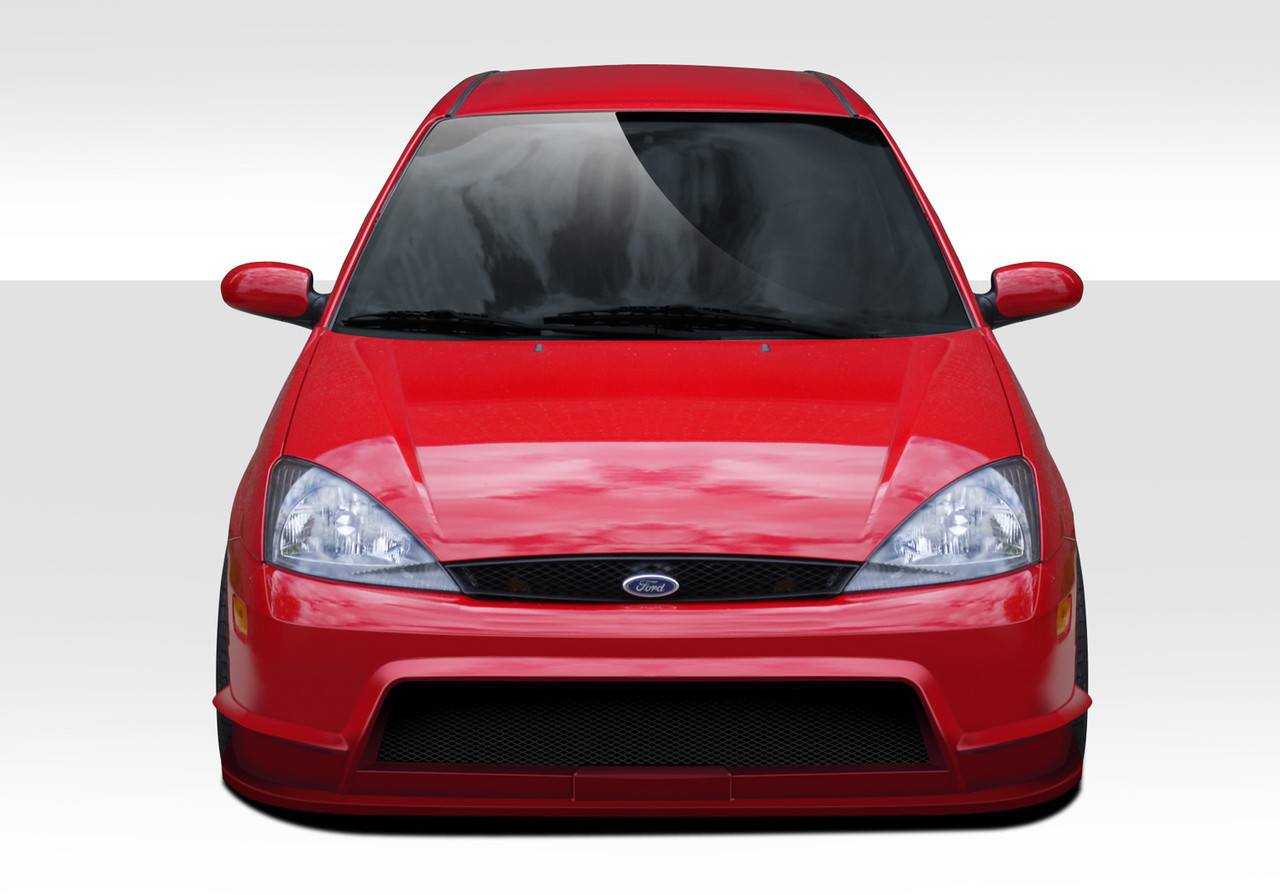 2000-2004 Ford Focus HB Duraflex GT300 Body Kit - 4 Piece - Includes GT300 Front Bumper Cover (108818) Pro-DTM Side Skirts Rocker Panels (100045) Evo Rear Bumper Cover (100052) / Vehicle Year Make Model Trim - 2000-2004-Ford Focus HB / Product Type - Kit / Style Name -GT300 / Kit Material - FRP (Fiberglass Reinforced Plastics) / Notes - Note: will fit zx3 and zx5