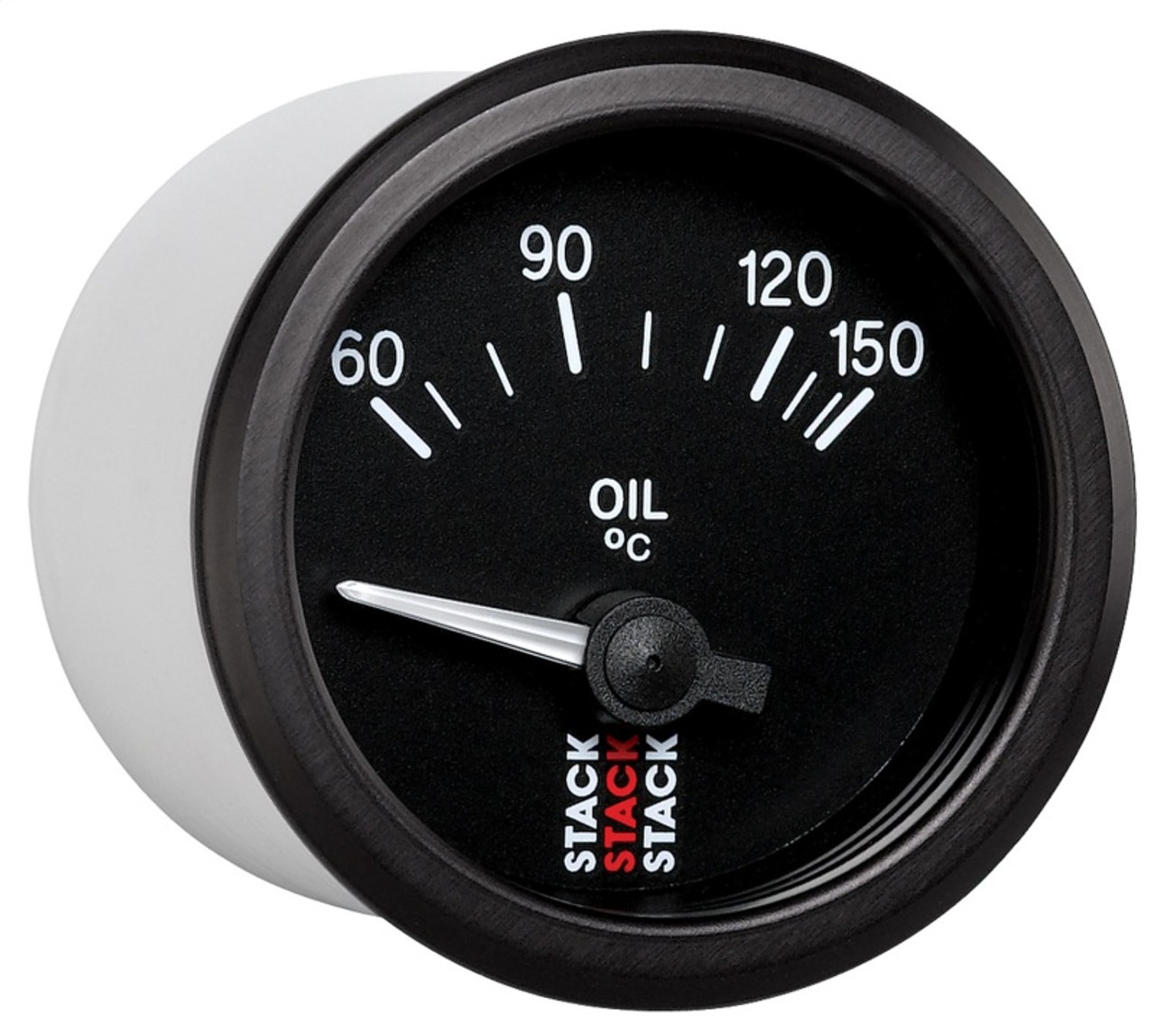 Autometer Stack 52mm 60-150 Deg C M10 Male Electric Oil Temp Gauge - Black - ST3209