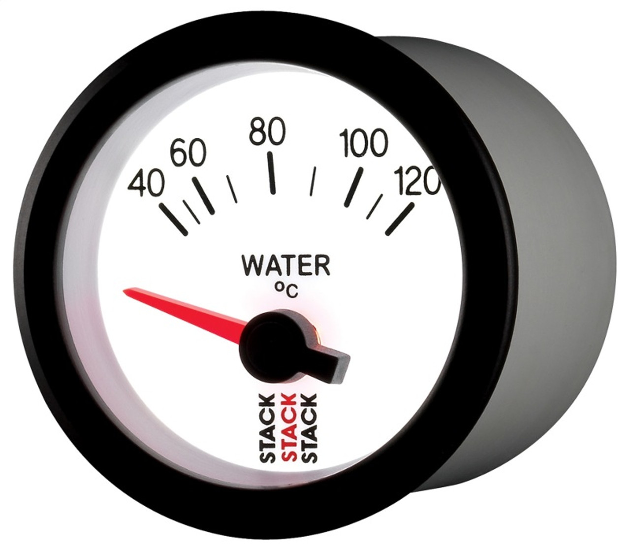Autometer Stack 52mm 40-120 Deg C M10 Male Electric Water Temp Gauge - White - ST3257