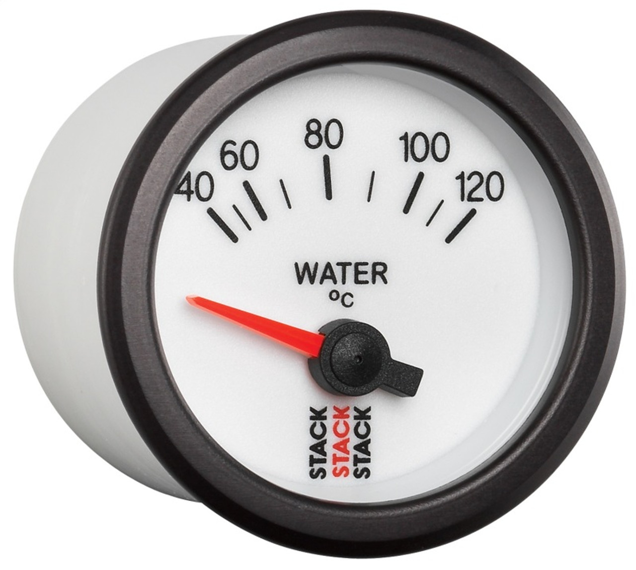 Autometer Stack 52mm 40-120 Deg C M10 Male Electric Water Temp Gauge - White - ST3257