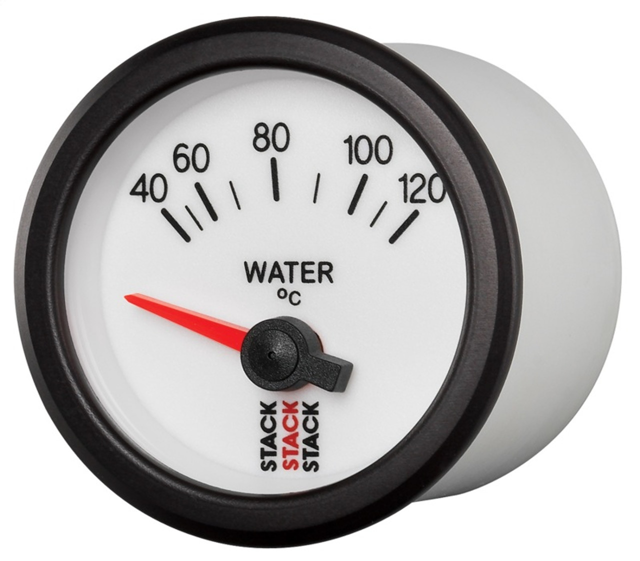 Autometer Stack 52mm 40-120 Deg C M10 Male Electric Water Temp Gauge - White - ST3257