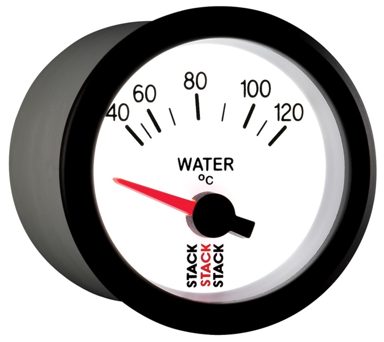 Autometer Stack 52mm 40-120 Deg C M10 Male Electric Water Temp Gauge - White - ST3257