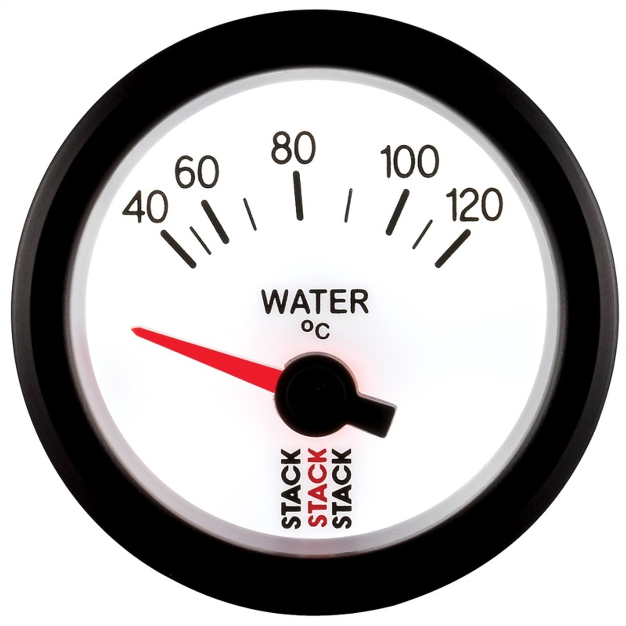 Autometer Stack 52mm 40-120 Deg C M10 Male Electric Water Temp Gauge - White - ST3257
