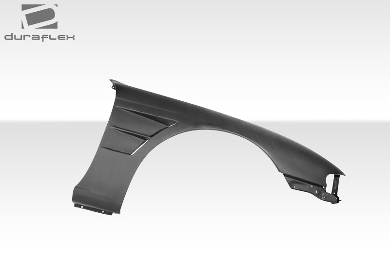 1995-1996 Nissan 240SX S14 Duraflex B-Sport Front Fender (+25mm) - 2 Piece / Vehicle Year Make Model Trim - 1995-1996-Nissan 240SX ALL / Product Type - Fender / Style Name -B-Sport / Kit Material - FRP (Fiberglass Reinforced Plastics) / Notes - Note: fenders are 25mm wider than oem