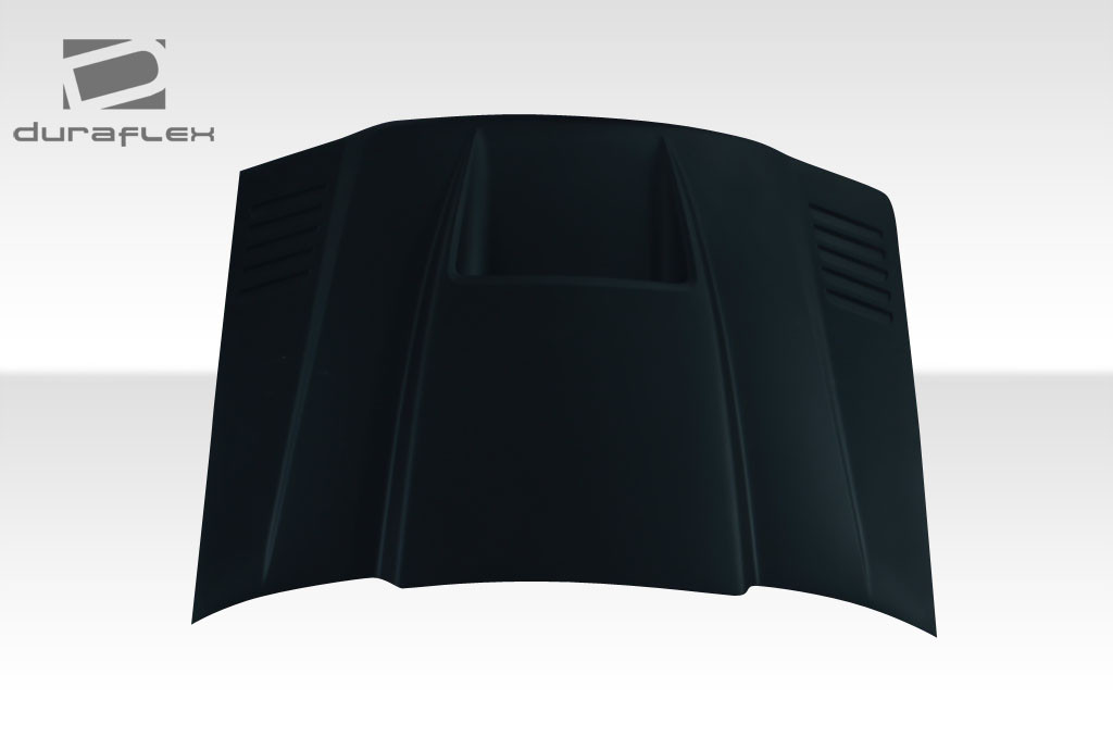 2004-2012 Chevrolet Colorado GMC Canyon Duraflex CVX Hood - 1 Piece / Vehicle Year Make Model Trim - 2004-2012-Chevrolet Colorado ALL / Product Type - Hood / Style Name -CVX / Kit Material - FRP (Fiberglass Reinforced Plastics) / Notes - Note: Hood pins are required.