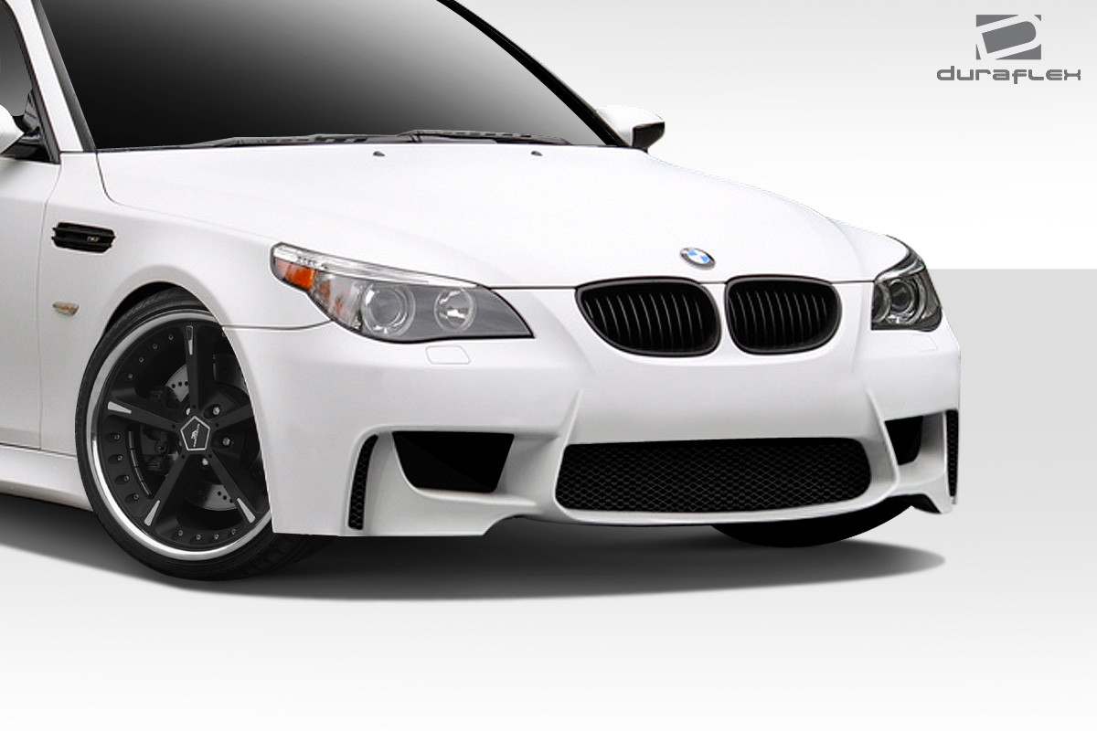 2004-2010 BMW 5 Series E60 Duraflex 1M Look Front Bumper Cover - 1 Piece / Vehicle Year Make Model Trim - 2004-2010-BMW 5 Series 4DR / Product Type - Front Bumper / Style Name -1M Look / Kit Material - FRP (Fiberglass Reinforced Plastics) / Notes -