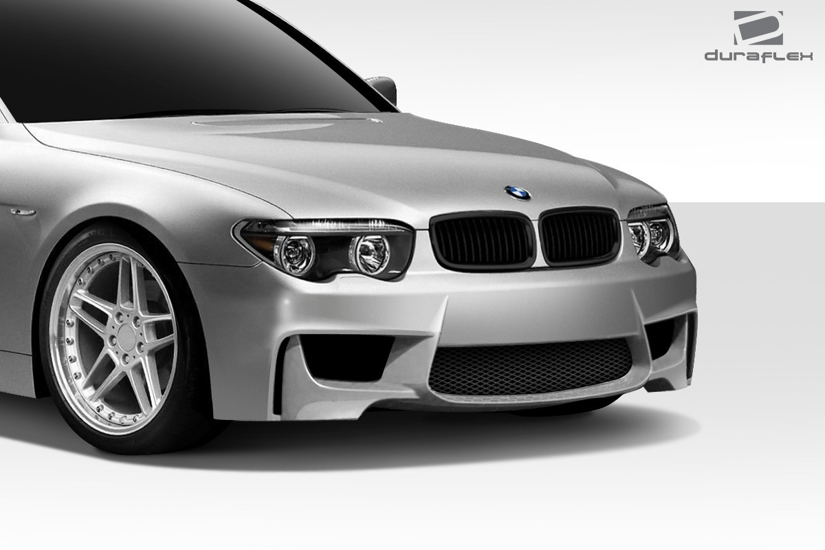 2002-2005 BMW 7 Series E65 E66 Duraflex 1M Look Front Bumper Cover - 1 Piece / Vehicle Year Make Model Trim - 2002-2005-BMW 7 Series ALL / Product Type - Front Bumper / Style Name -1M Look / Kit Material - FRP (Fiberglass Reinforced Plastics) / Notes -