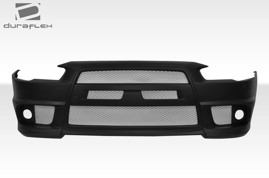 2008-2017 Mitsubishi Lancer Duraflex Evo X V2 Front Bumper Cover - 1 Piece / Vehicle Year Make Model Trim - 2008-2017-Mitsubishi Lancer ALL / Product Type - Front Bumper / Style Name -Evo X V2 / Kit Material - FRP (Fiberglass Reinforced Plastics) / Notes -