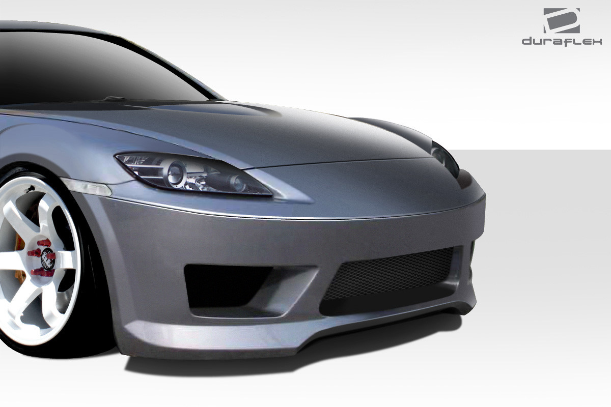 2004-2008 Mazda RX-8 Duraflex ATB Front Bumper Cover - 1 Piece (S) / Vehicle Year Make Model Trim - 2004-2008-Mazda RX8 ALL / Product Type - Front Bumper / Style Name -ATB / Kit Material - FRP (Fiberglass Reinforced Plastics) / Notes -