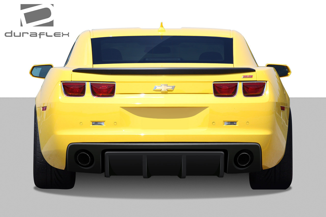 2010-2013 Chevrolet Camaro Duraflex H Sport Rear Diffuser - 1 Piece / Vehicle Year Make Model Trim - 2010-2013-Chevrolet Camaro ALL / Product Type - Rear Lip/Add On / Style Name -H Sport / Kit Material - FRP (Fiberglass Reinforced Plastics) / Notes -