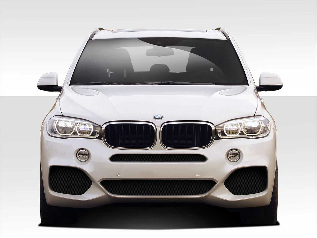 2014-2018 BMW X5 F15 Duraflex M Sport Look Body Kit - 4 Piece - Includes M Sport Look Front Bumper Cover (109546) M Sport Look Side Skirt Rocker Panels (109547) M Sport Look Rear Bumper Cover (109548) / Vehicle Year Make Model Trim - 2014-2018-BMW X5 ALL / Product Type - Kit / Style Name -M Sport Look / Kit Material - FRP (Fiberglass Reinforced Plastics) / Notes -