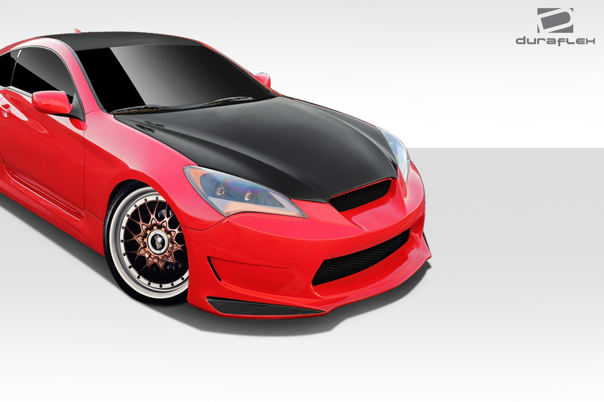 2010-2012 Hyundai Genesis Coupe 2DR Duraflex AM-S GT Front Bumper Cover - 1 Piece / Vehicle Year Make Model Trim - 2010-2012-Hyundai Genesis 2DR / Product Type - Front Bumper / Style Name -AM-S GT / Kit Material - FRP (Fiberglass Reinforced Plastics) / Notes -