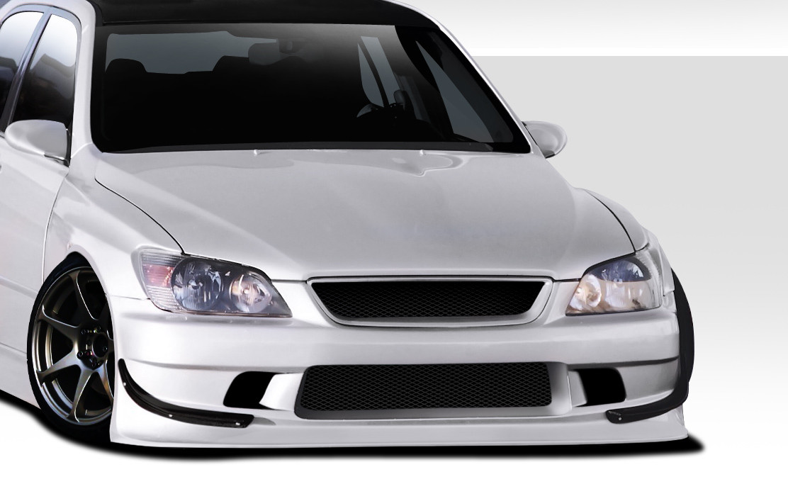 2000-2005 Lexus IS Series IS300 Duraflex VSE Race Body Kit - 4 Piece - Includes VSE Race Front Bumper Cover (109608) V-Speed 2 Side Skirt Rocker Panels (107767) B-Sport Rear Bumper Cover (109600) / Vehicle Year Make Model Trim - 2000-2005-Lexus IS ALL / Product Type - Kit / Style Name -VSE Race / Kit Material - FRP (Fiberglass Reinforced Plastics) / Notes -