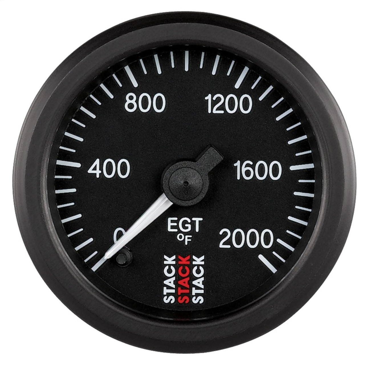 Autometer Stack 52mm 0-2000 Deg F Pro Stepper Motor Exhaust Gas Temp Gauge - Black - ST3314