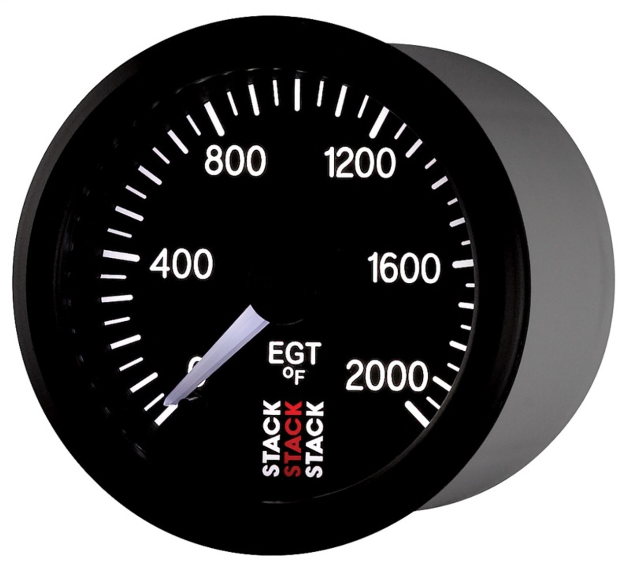 Autometer Stack 52mm 0-2000 Deg F Pro Stepper Motor Exhaust Gas Temp Gauge - Black - ST3314