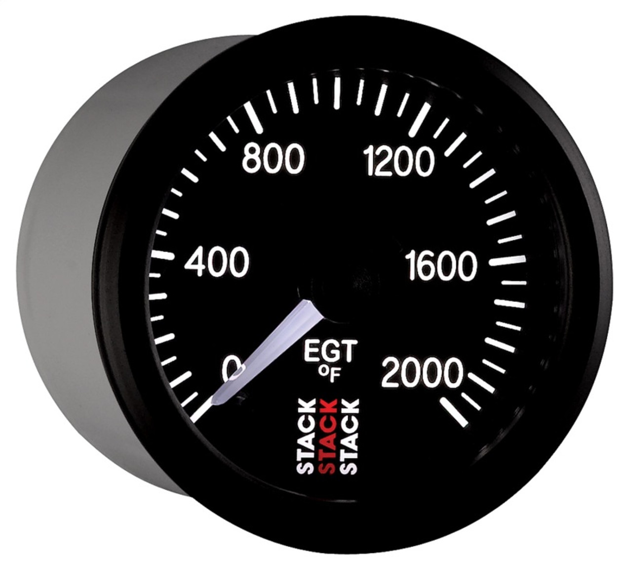 Autometer Stack 52mm 0-2000 Deg F Pro Stepper Motor Exhaust Gas Temp Gauge - Black - ST3314