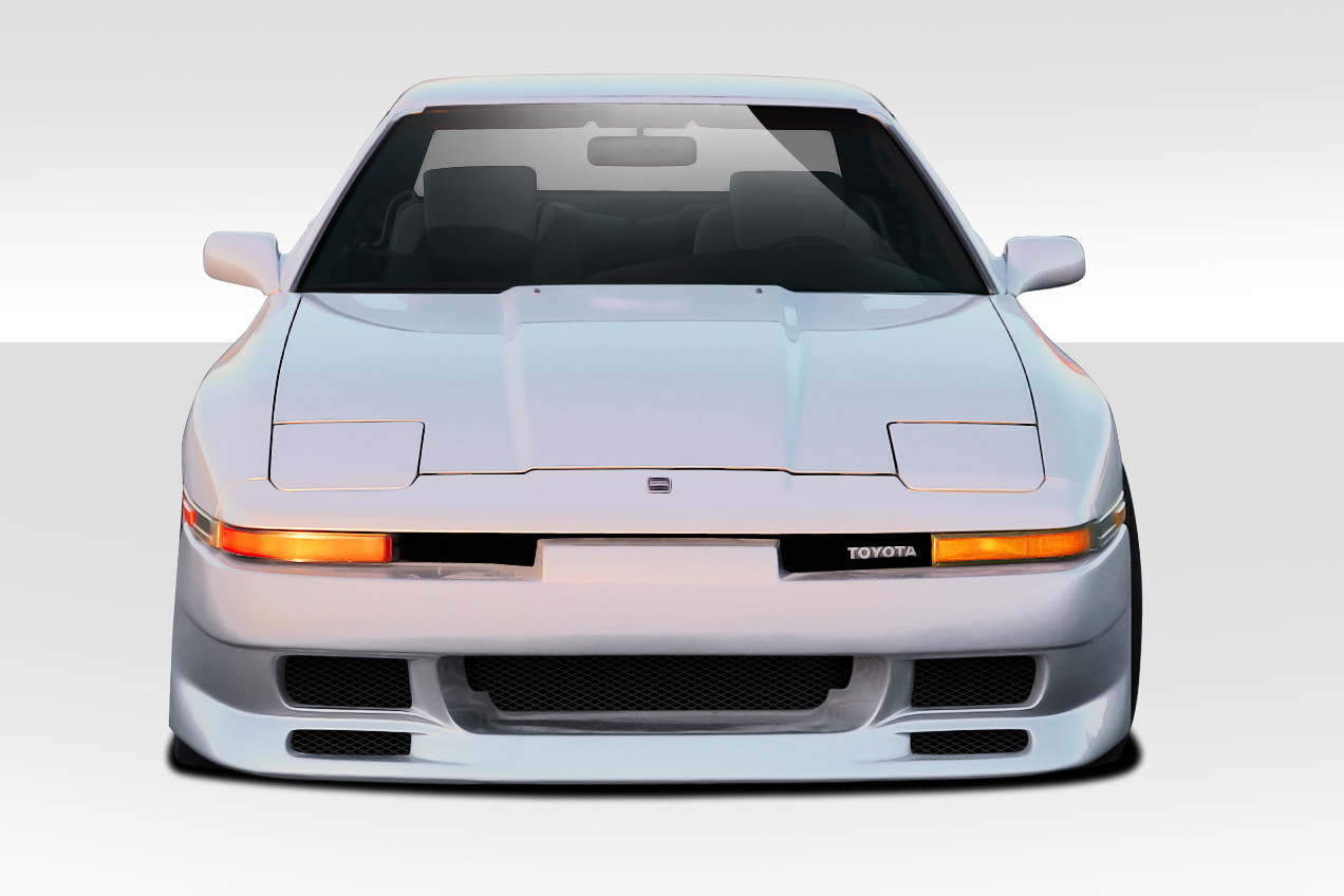 1986-1992 Toyota Supra Duraflex Type G Body Kit - 5 Piece - Includes Type G Front Bumper Cover (109655) AB-F Side Skirt Rocker Panels (109657) AB-F Rear Add Ons Spat Extensions (109658) / Vehicle Year Make Model Trim - 1986-1992-Toyota Supra ALL / Product Type - Kit / Style Name -Type G / Kit Material - FRP (Fiberglass Reinforced Plastics) / Notes -
