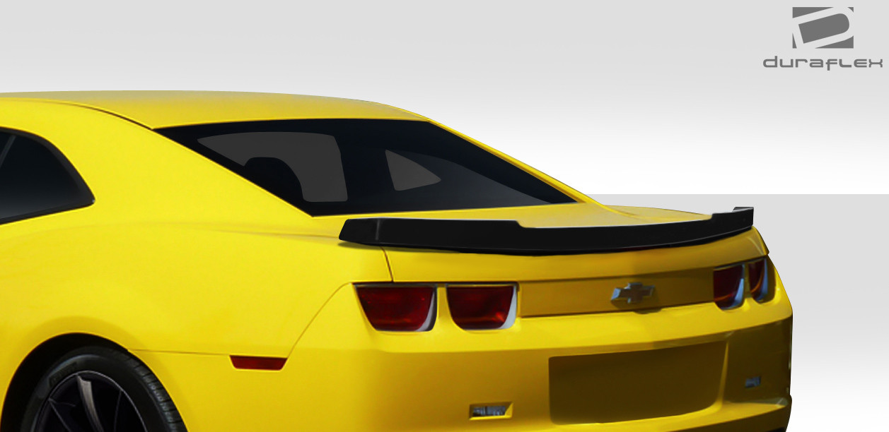 2010-2013 Chevrolet Camaro Duraflex Stingray Z Look Rear Wing Trunk Lid Spoiler - 2 Piece / Vehicle Year Make Model Trim - 2010-2013-Chevrolet Camaro ALL / Product Type - Wing / Style Name -Stingray Z Look / Kit Material - FRP (Fiberglass Reinforced Plastics) / Notes - Note: will not fit convertible models