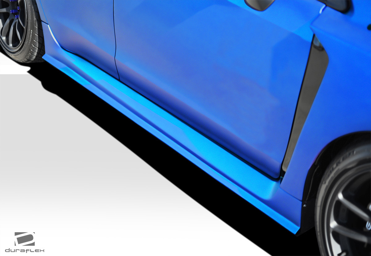 2015-2021 Subaru WRX Duraflex NBR Concept Side Skirt Rocker Panels - 2 Piece / Vehicle Year Make Model Trim - 2015-2021-Subaru WRX ALL / Product Type - Sideskirts / Style Name -NBR Concept / Kit Material - FRP (Fiberglass Reinforced Plastics) / Notes -