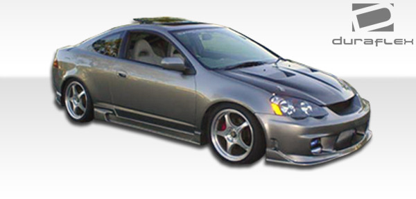 2002-2004 Acura RSX Duraflex I-Spec Body Kit - 4 Piece - Includes I-Spec Front Bumper Cover (100306) I-Spec Rear Bumper Cover (100307) I-Spec Side Skirts Rocker Panels (100308) / Vehicle Year Make Model Trim - 2002-2004-Acura RSX ALL / Product Type - Kit / Style Name -I-Spec / Kit Material - FRP (Fiberglass Reinforced Plastics) / Notes -