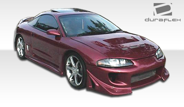 1997-1999 Mitsubishi Eclipse Eagle Talon Duraflex Blits Body Kit - 4 Piece - Includes Blits Front Bumper Cover (101873) Blits Rear Bumper Cover (101874) Blits Side Skirts Rocker Panels (101599) / Vehicle Year Make Model Trim - 1997-1999-Mitsubishi Eclipse ALL / Product Type - Kit / Style Name -Blits / Kit Material - FRP (Fiberglass Reinforced Plastics) / Notes -