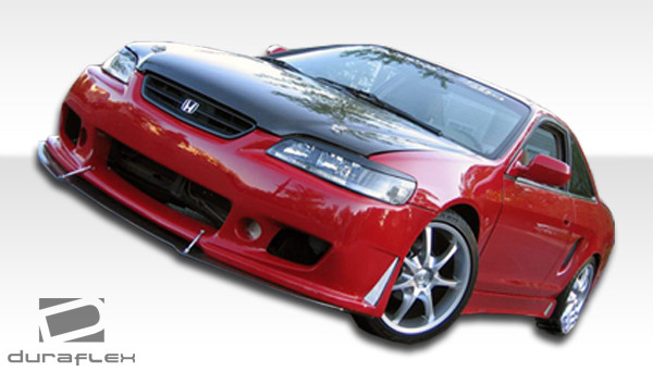 1998-2002 Honda Accord 2DR Duraflex B-2 Body Kit - 4 Piece - Includes B-2 Front Bumper Cover (101954) B-2 Rear Bumper Cover (101955) B-2 Side Skirts Rocker Panels (101956) / Vehicle Year Make Model Trim - 1998-2002-Honda Accord 2DR / Product Type - Kit / Style Name -B-2 / Kit Material - FRP (Fiberglass Reinforced Plastics) / Notes -