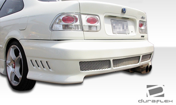 1996-1998 Honda Civic 2DR Duraflex AVG Body Kit - 4 Piece - Includes AVG Front Bumper Cover (101732) AVG Rear Bumper Cover (101733) AVG Side Skirts Rocker Panels (101734) / Vehicle Year Make Model Trim - 1996-1998-Honda Civic 2DR / Product Type - Kit / Style Name -AVG / Kit Material - FRP (Fiberglass Reinforced Plastics) / Notes -