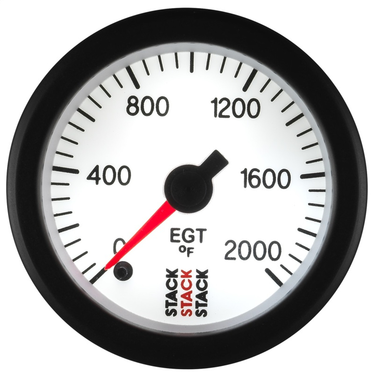 Autometer Stack 52mm 0-2000 Deg F Pro Stepper Motor Exhaust Gas Temp Gauge - White - ST3364