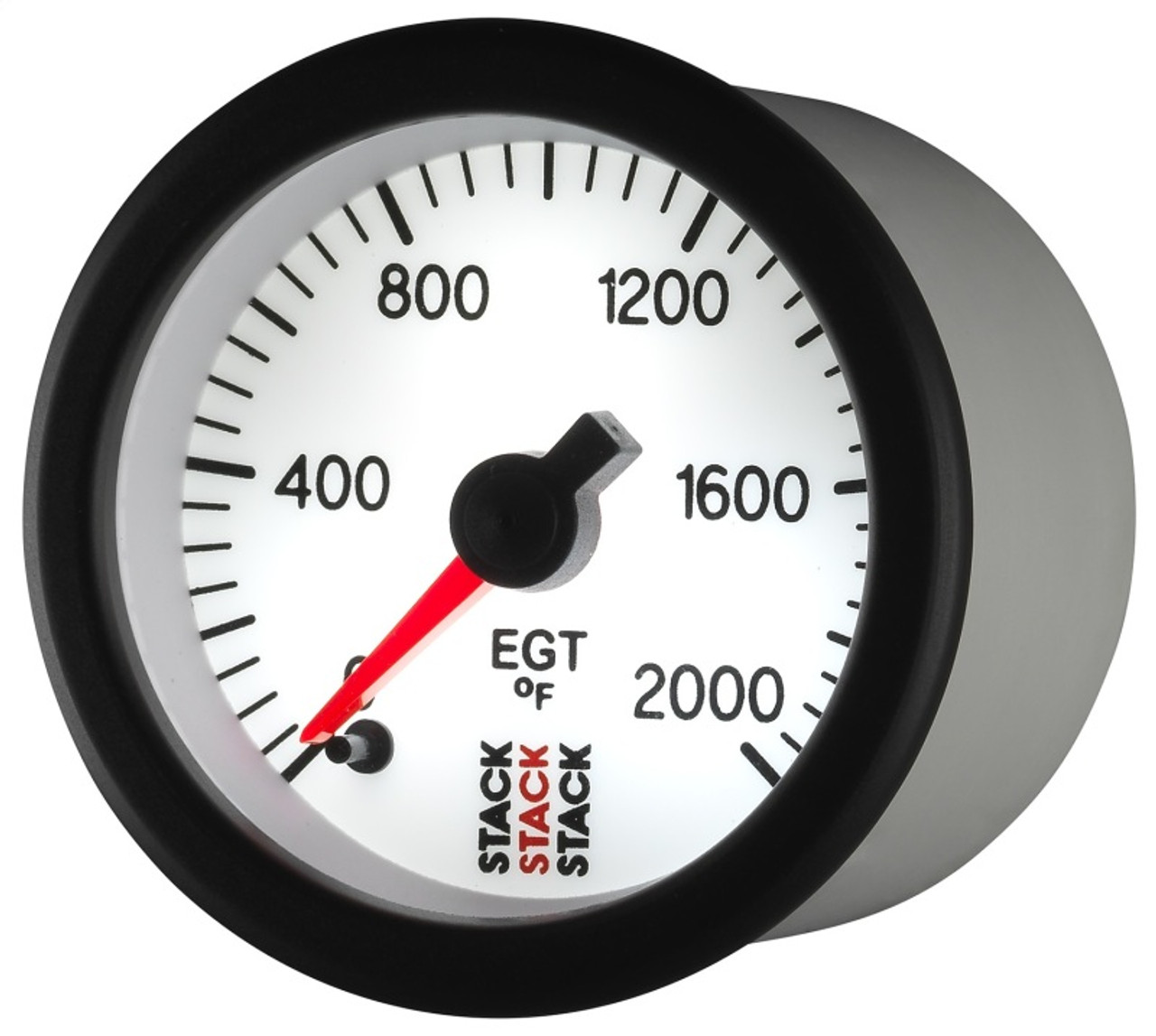 Autometer Stack 52mm 0-2000 Deg F Pro Stepper Motor Exhaust Gas Temp Gauge - White - ST3364