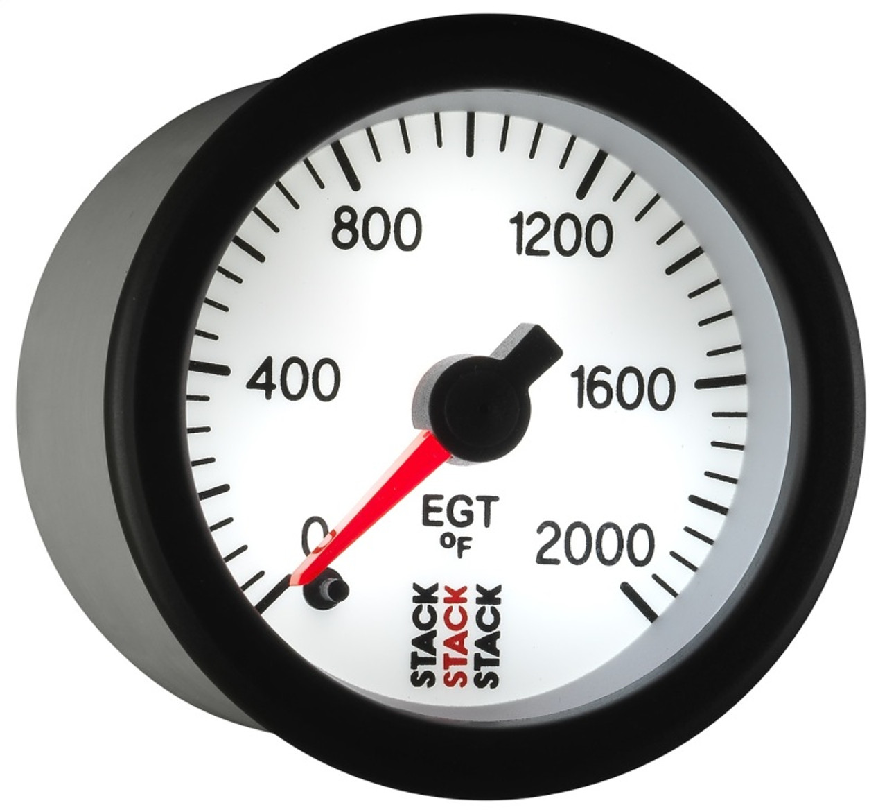 Autometer Stack 52mm 0-2000 Deg F Pro Stepper Motor Exhaust Gas Temp Gauge - White - ST3364