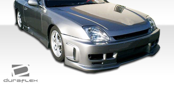 1997-2001 Honda Prelude Duraflex Spyder Body Kit - 4 Piece - Includes Spyder Front Bumper Cover (101837) Spyder Rear Bumper Cover (101839) Spyder Side Skirts Rocker Panels (101840) / Vehicle Year Make Model Trim - 1997-2001-Honda Prelude ALL / Product Type - Kit / Style Name -Spyder / Kit Material - FRP (Fiberglass Reinforced Plastics) / Notes -