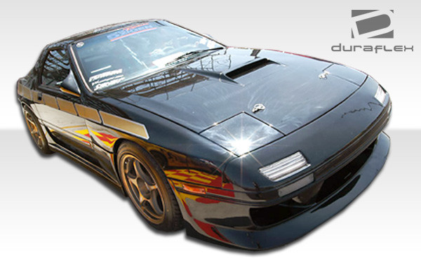 1986-1991 Mazda RX-7 Duraflex GP-1 Body Kit - 4 Piece - Includes GP-1 Front Bumper Cover (100725) GP-1 Rear Bumper Cover (100726) GP-1 Side Skirts Rocker Panels (100727) / Vehicle Year Make Model Trim - 1986-1991-Mazda RX7 ALL / Product Type - Kit / Style Name -GP-1 / Kit Material - FRP (Fiberglass Reinforced Plastics) / Notes -